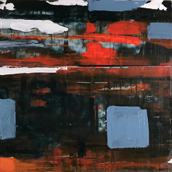 Lennart Mossberg, Reflex, olja på pannå, 30 x 30 cm, 6 000 SEK