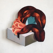 Alexandra Skarp, Kopparblad, objekt, uppl 30 ex, 31 x 29 x 4 cm 6000 SEK