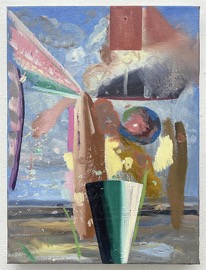 Thomas Edetun, Batty II, olja på duk, 40X30 cm, 9500 SEK